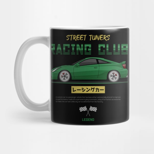 Tuner Green Celica MK7 JDM by GoldenTuners